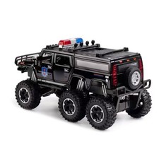 1:32 LIght Sound Moveable Alloy Police Lengthen  Car Model Off-road Vehicles a