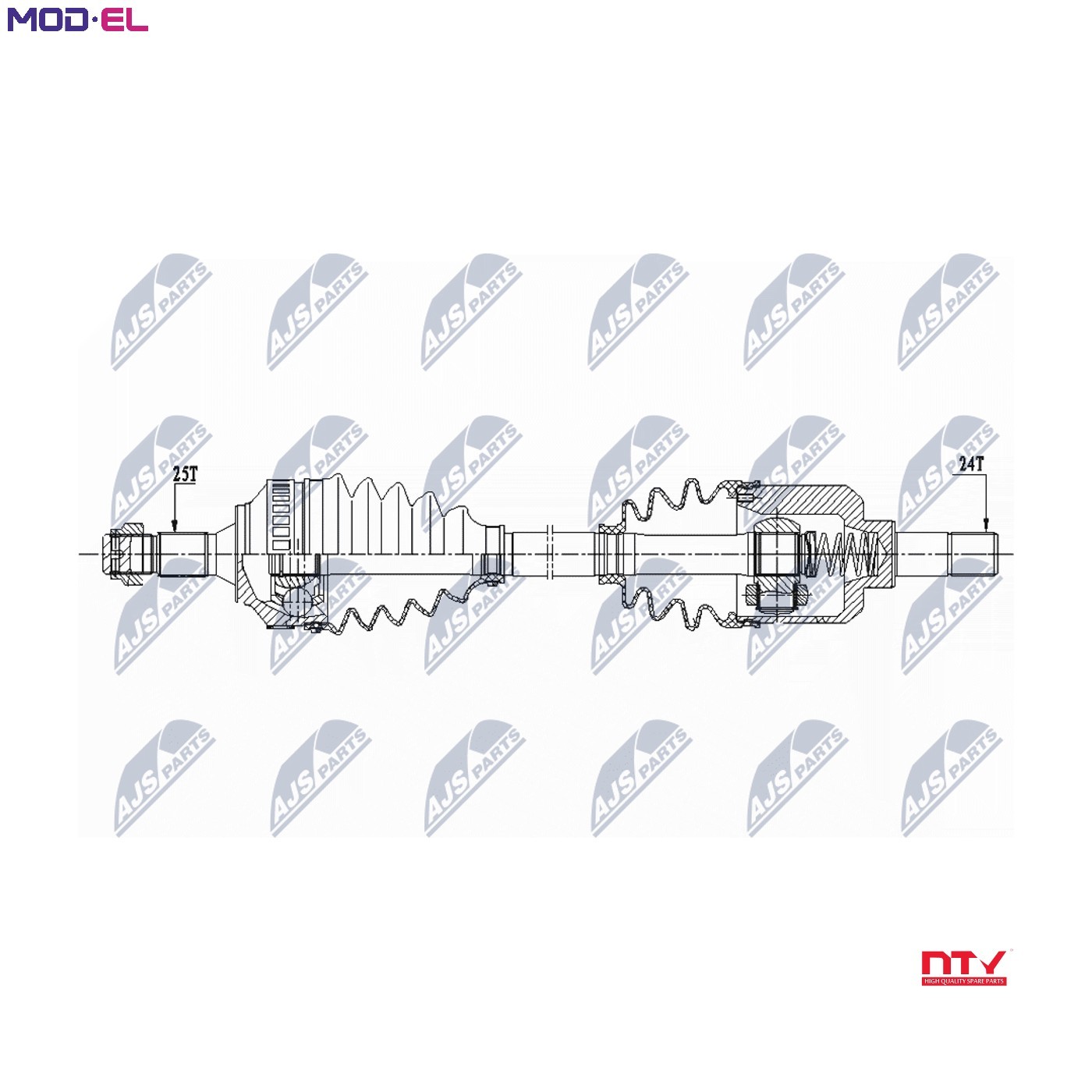 N.T.Y. NPW-CT-075.NTY Drive Shaft for CITROËN,PEUGEOT - Image 5