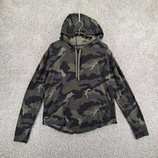 Old Navy Activewear Breathe On Hoodie Women's Medium Green Camouflage Drawstring