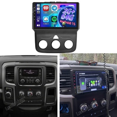 2+64G For 2014-2018 Dodge Ram 1500 2500 3500 Android 15 Carplay Car Stereo Radio