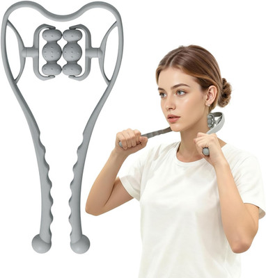 Neck Roller Massage Tool-Manual Neck Massager for Pain Relief Deep Tissue,6 Trig