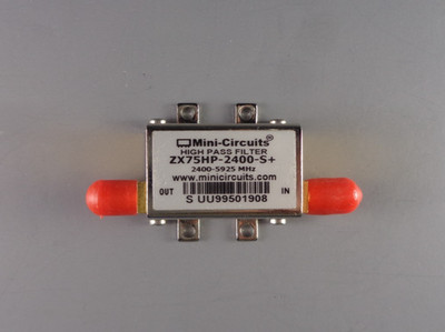 Band Pass Filter 2400MHz TO 5925 MHz, Mini-Circuits ZX75HP-2400-S+ (S & C. Band)