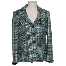 Barbara Kessels, Blazer, Größe: 42, Blau/Schwarz/Weiß #EwA