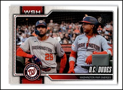 2026 Topps SERIES 2 #499 D.C. Dudes (CJ Abrams / James Wood) - Nationals