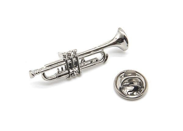 Trumpet Metal Lapel Pin - Music Gift - Trumpet Players Gift - Trumpet Pin