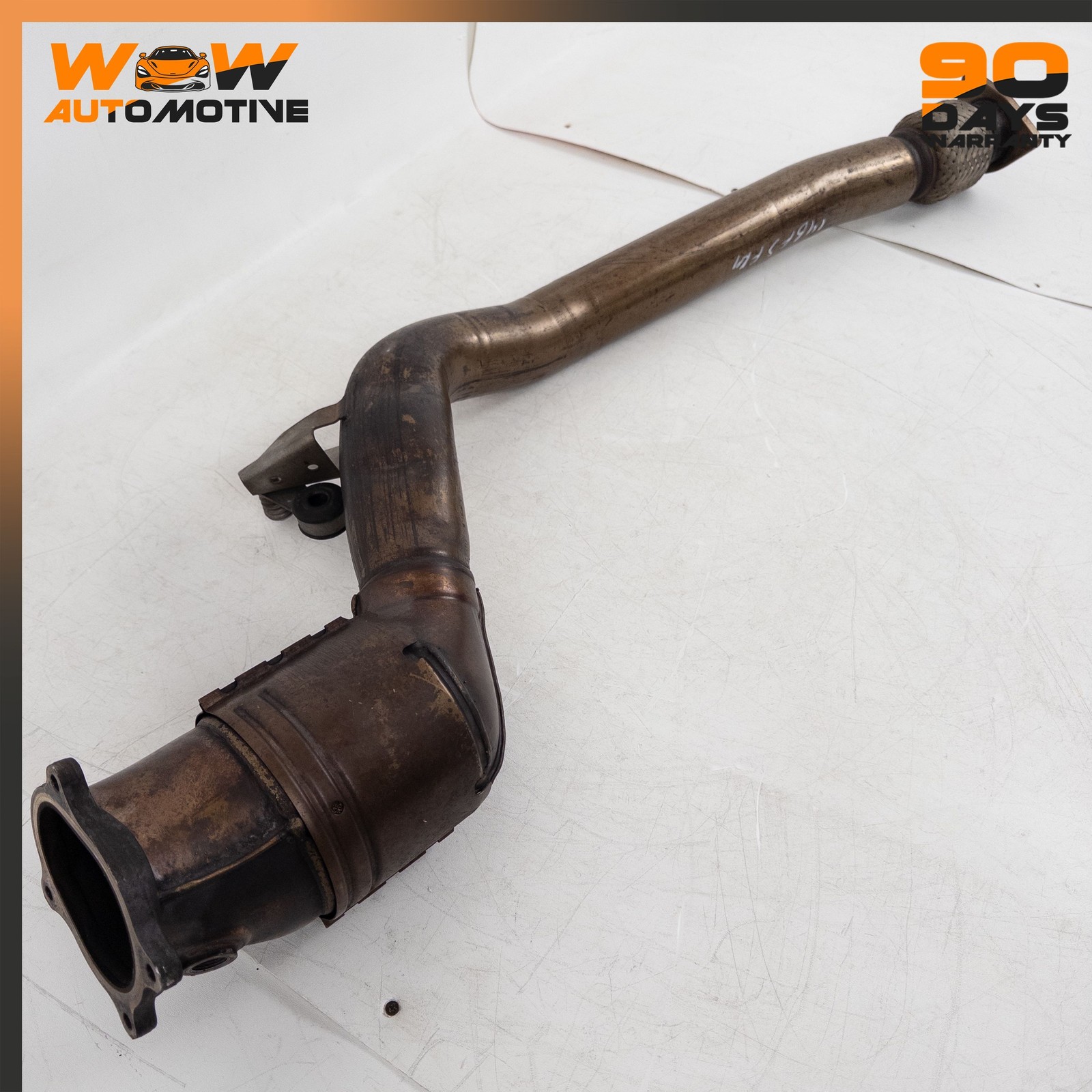 12-19 BENTLEY FLYING SPUR LEFT RIGHT EXHAUST DOWNPIPE PRE CATALYST SET OEM