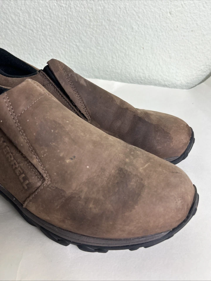 Merrell Jungle Moc Mens J60831 Slip On Leather Comfort Casual Shoes Size 10 - Image 2 of 4