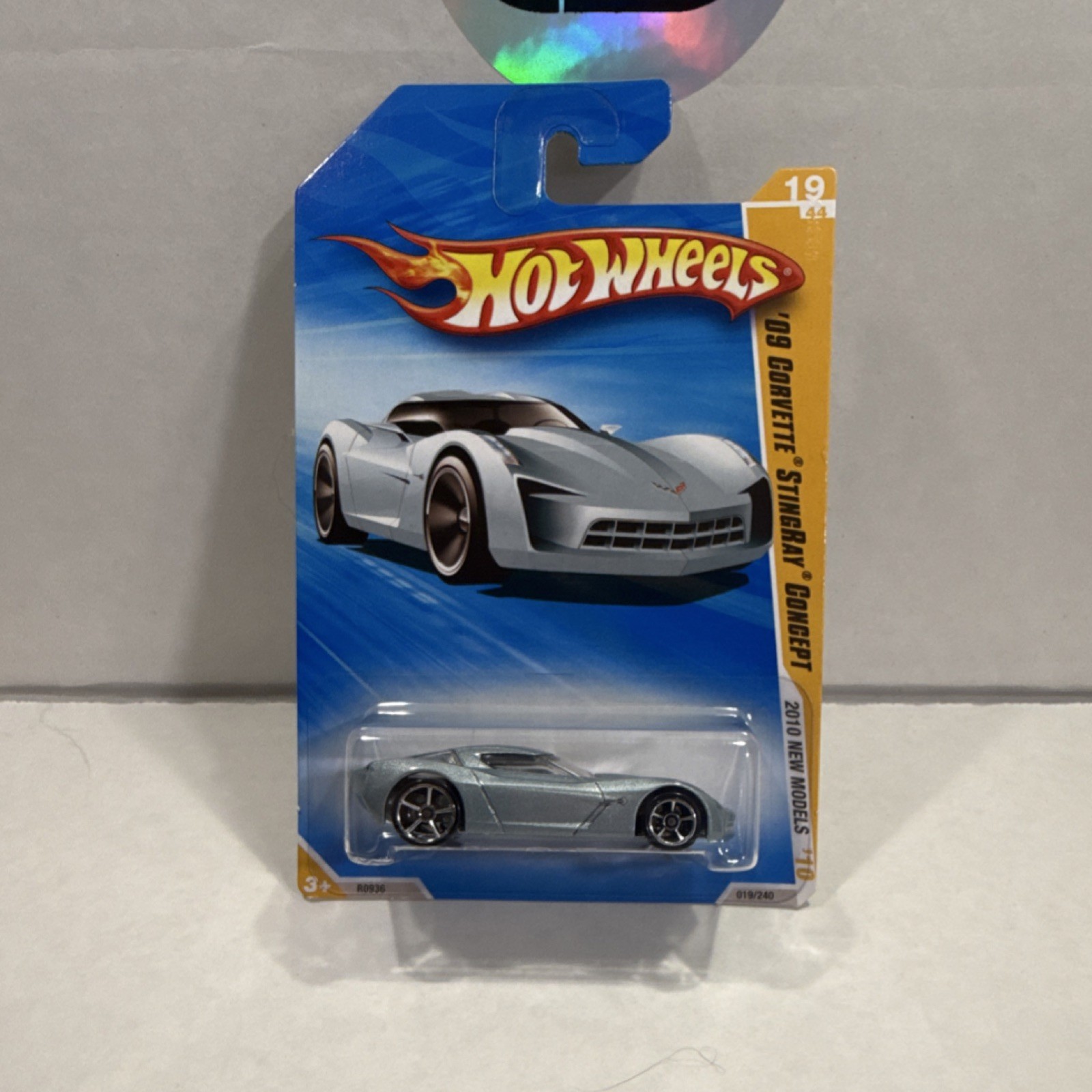 Hot Wheels '09 Corvette Stingray Concept 2010 New Models 1:64 Silver Diecast Car