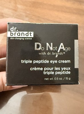 Dr. Brandt Do Not Age Triple Peptide Eye Cream 0.5 oz 15g |  New Sealed