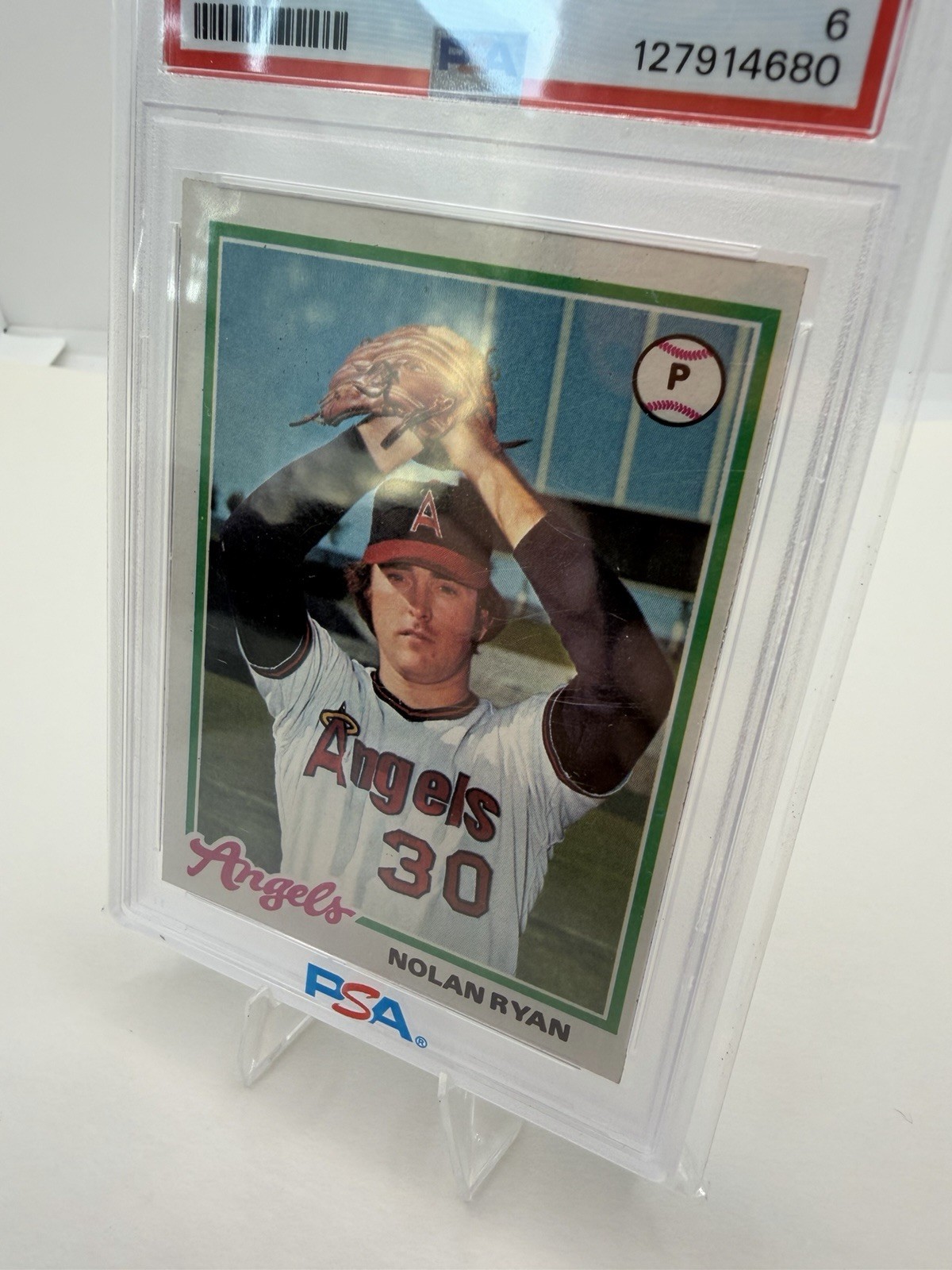 1978 Topps #400 Nolan Ryan - PSA 6 EX-MT view 4