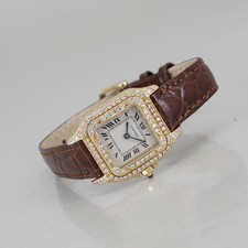 CARTIER Panthere Ref. 1070 2, Quarz 18k Gold ...