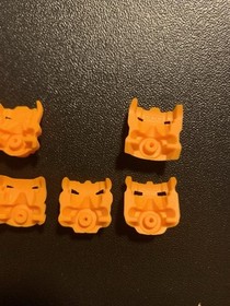Lego Bionicle Gahlok Orange Krana Mask Set Of 7, Xa Za Vu Yo Ja Su Bo, #3