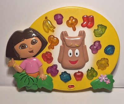 *Working*2002 Mattel Dora the Explorer Find it two ways English+Spanish*No Batt*