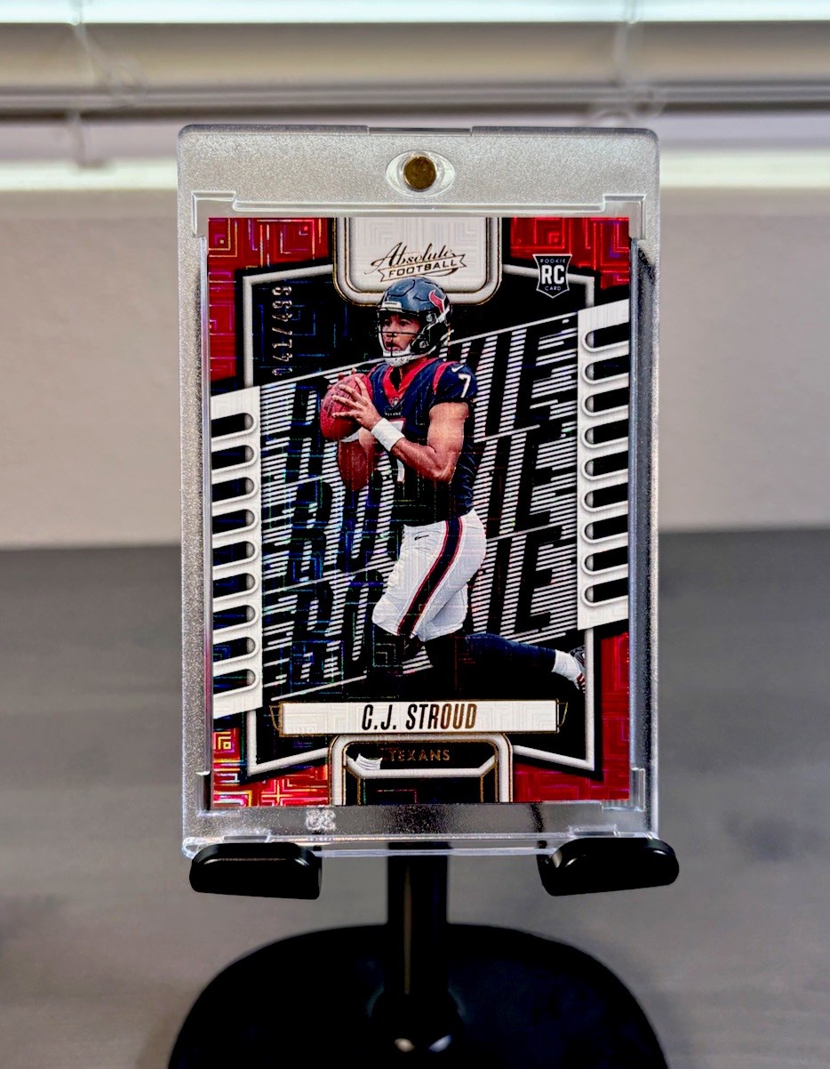 2023-24 Panini Absolute C.J. Stroud #102 SP Red Squares /499 Rookie📈