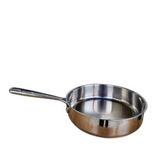 Emeril Lagasse 3 Qt Sauté Pan Stainless Steel Copper Bottom Disc Base Skillet