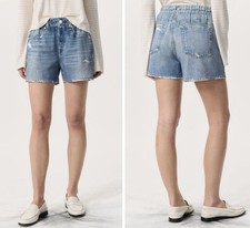 NWT $108 Rag & Bone Miramar Trompe L'Oeil Cotton Walking Shorts in Brooke sz S