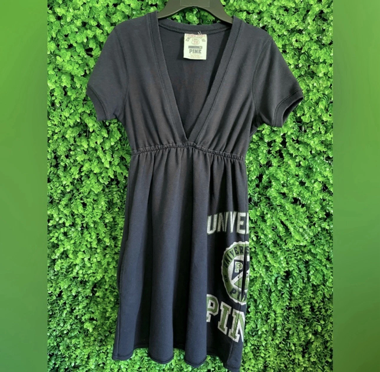 UNDERCOVER Abito vintage Victoria's Secret rosa Y2K French Terry taglia XS