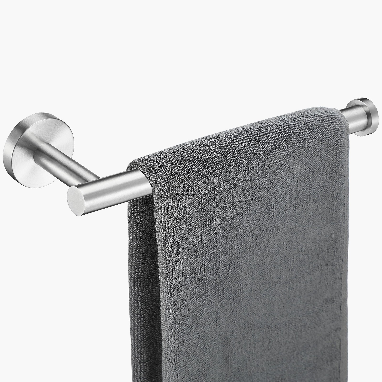 Hand Towel Holder for Bathroom, Brushed Nickel 9inch, 