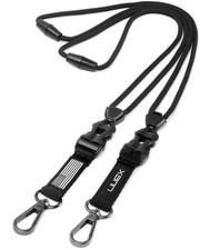 2 Pack Lanyards for ID Badges, Heavy Duty Breakaway Lanyard with Quick Releas...