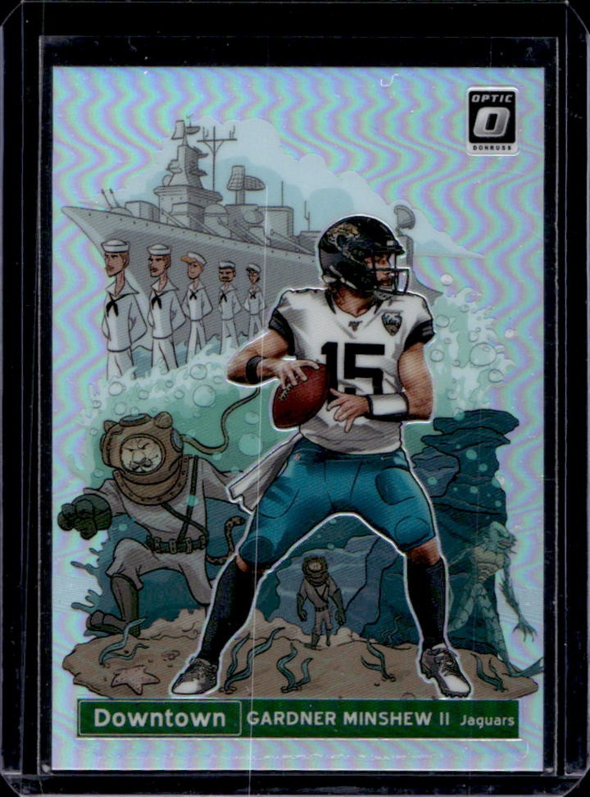 2020 Donruss Optic Gardner Minshew II Downtown SSP #DT-18 Jaguars