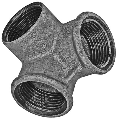 Temperguss Kappe Verzinkt - 1 Zoll IG Verschraubung Nr. 300 Für Wasser & Gas