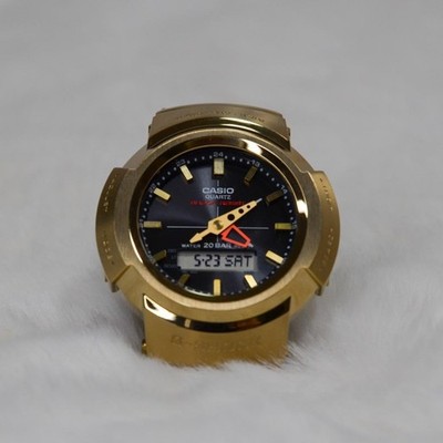 CASIO G-SHOCK AWM-500GD-9AJF Gold Watch Wrist 17cm From Japan