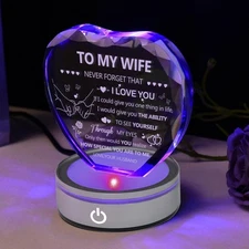 To My Wonderful Wife Valentine Gifts For Her Birthday Anniversary Present Love