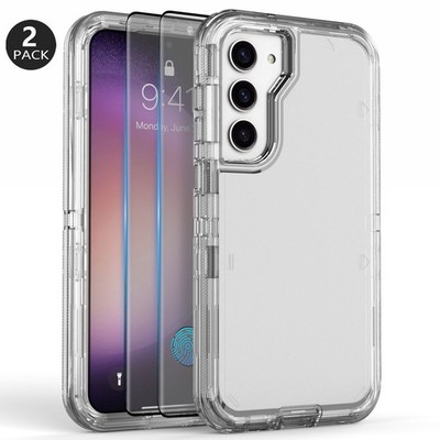 Shockproof Clear For Samsung Galaxy S23/S23+/Ultra Case Cover / Screen Protector