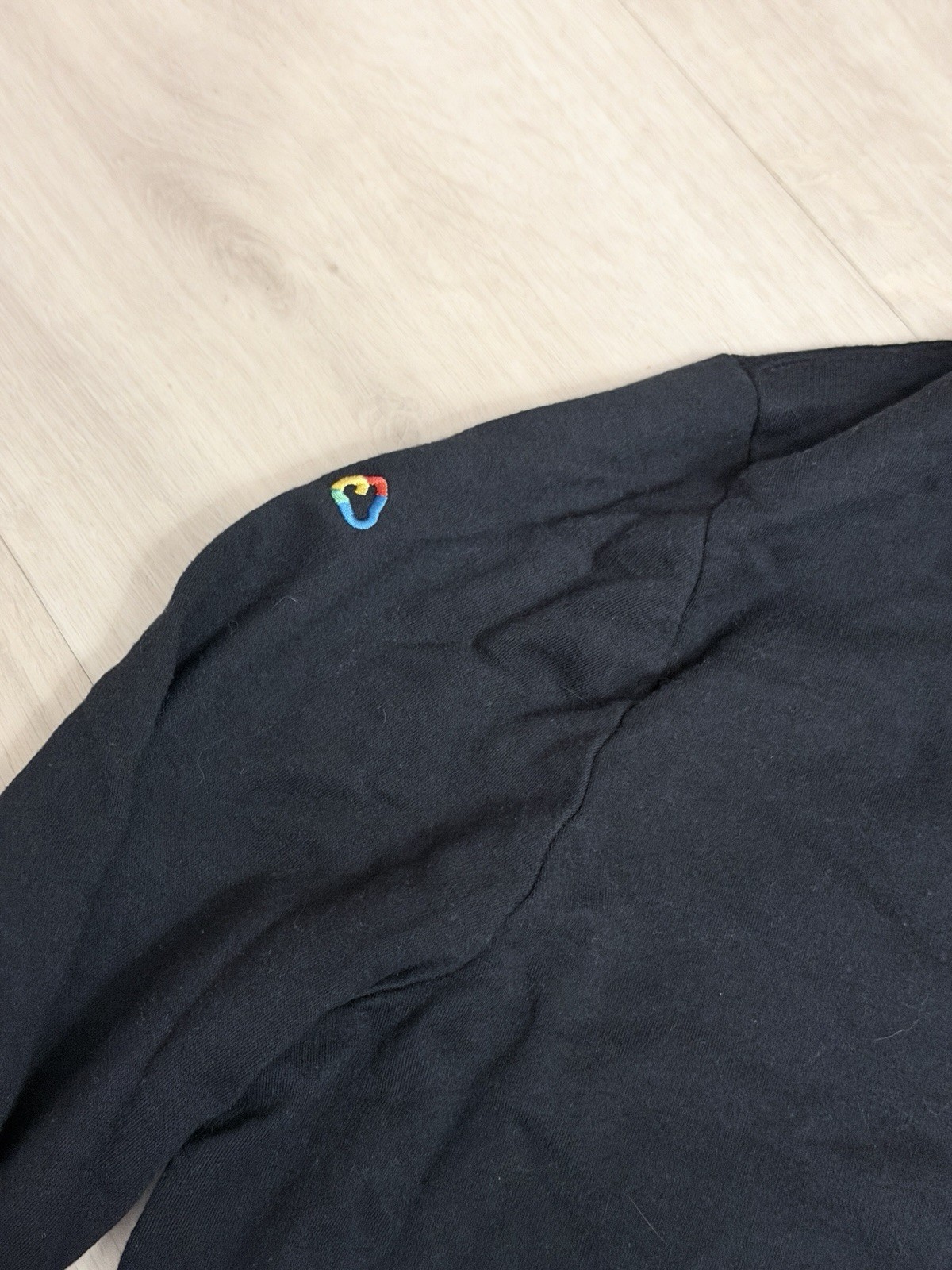 Marine Layer Google Cloud Black Full-Zip Fleece H… - image 9