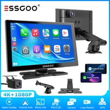 9 Android Portable Car Stereo GPS Wireless Carplay Android Auto w/DVR Dash Cam