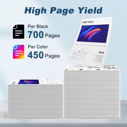 63XL Color Ink Cartridges Replacement for HP Ink 63 63XL Ink Cartridge Combo ... - Zdjęcie 3 z 9