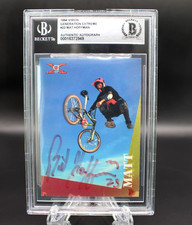MAT HOFFMAN SIGNED 1994 VISION GENERATION EXTREME #22 CARD AUTO BAS BECKETT BGS
