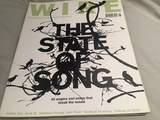 WIRE MAGAZINE 3 ISSUES ALVIN LUCIER ANGELIQUE KIDJO PLUS A WIRE TAPPER CD