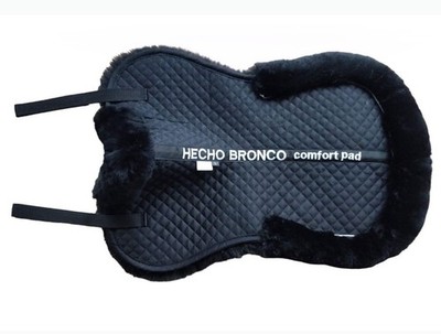 NEW halfpad australian Merino full Sheepskin Bronco comfort pad size Large 