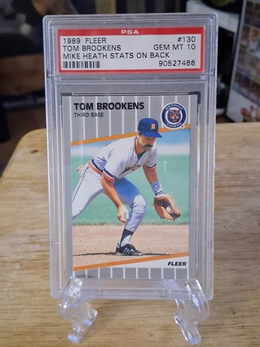 1989 Tom Brookens [Error] #130