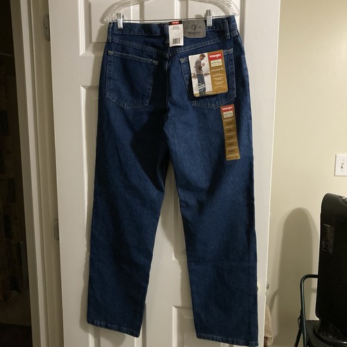 Wrangler Jeans Men 33x32 Blue 5-Star Premium Hero Relaxed Straight Rugged NWT - Picture 6 of 23