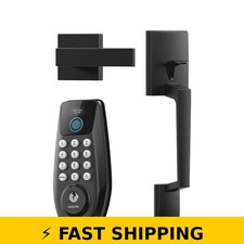 DESLOC Smart Door Lock with Touchscreen, Keyless Entry - Black