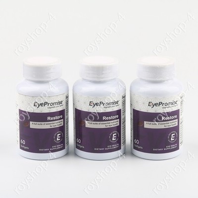 EyePromise Restore Supplement-Complete Macular Health Formula-60 Softgels-3X US