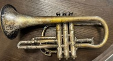 Antique H.N. White The King Cornet Cleveland Ohio Early 1900s Serial 6390