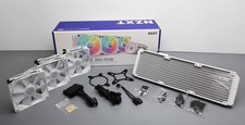 NZXT Kraken 360 RGB 3x120mm AiO Liquid CPU Cooler - Matte White