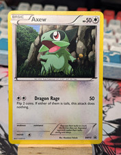 Pokemon Axew BW10 Black Star Promo Holo Black & White Rare NM