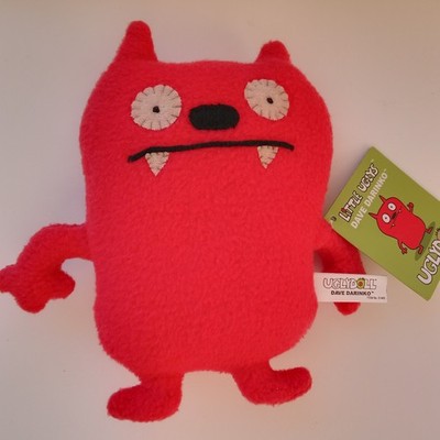 Little Uglys: Dave Darinko 7 Zoll weiches Plüschtier Teddy hässliche Puppe uglydoll 2011 rot