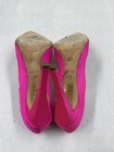 Christian Dior Hot Pink Satin Pointed Toe Silhouette Pump W 6 — photo 9
