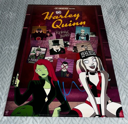Kaley Cuoco Signed 12x18 Photo Harley Quinn