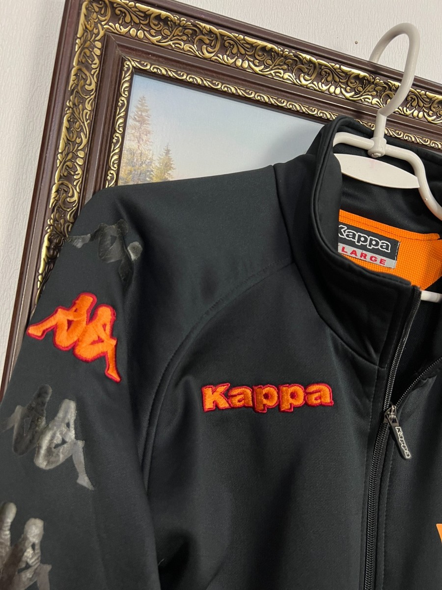 Vintage Kappa AC Roma Football Jacket Soccer Zip Mens Track Top