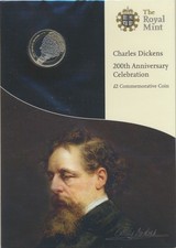 Great Britain: 2012 £2 Bi-metal B/UNC 200th Anniversary Charles Dickens 