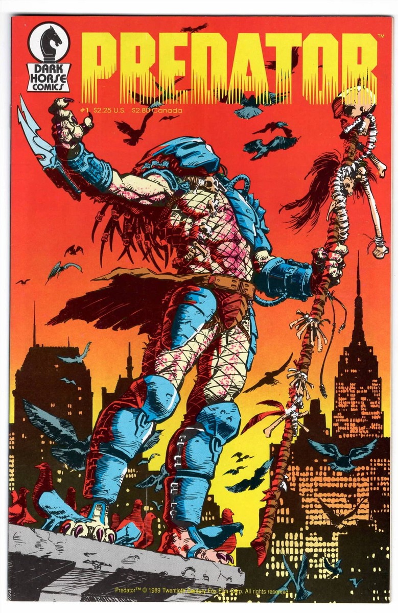 少年漫画 PREDATOR #1 1989, *first printing Predator #1, Dark Horse Comics 1989 VF/NM 9.0 1st print. 1st