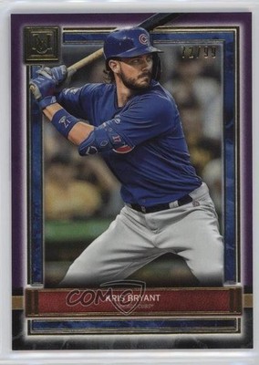 2020 Topps Museum Collection Amethyst 72/99 Kris Bryant #21 e0v