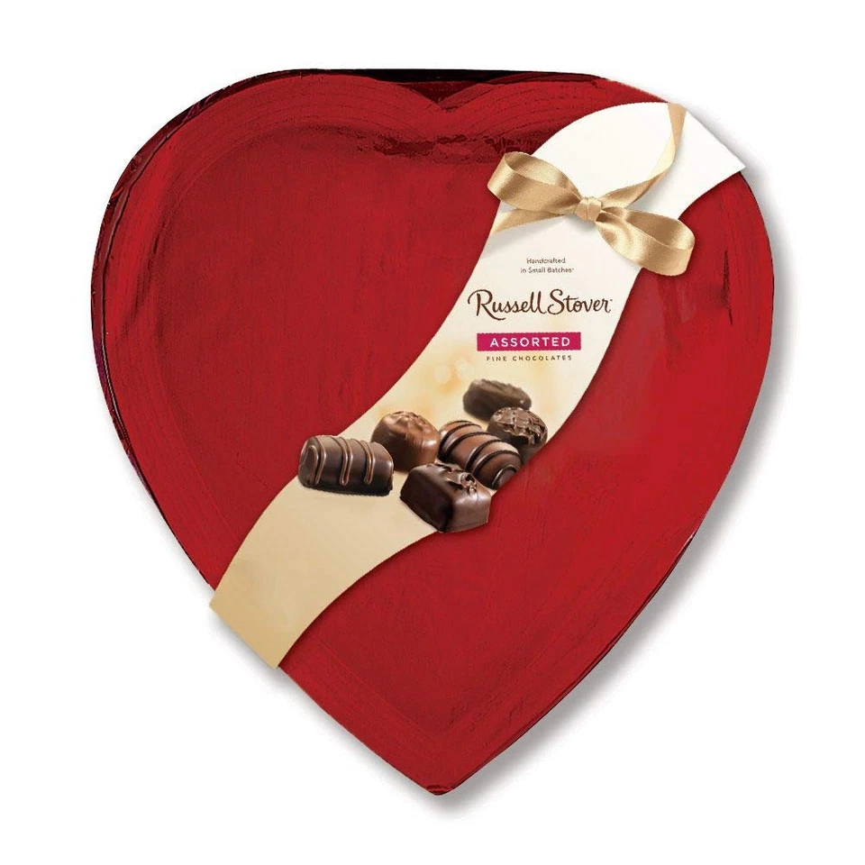 Russell Stover Red Foil Heart Box of Valentines Assorted Chocolates, 20 Ounce (3 - Image 3 of 4