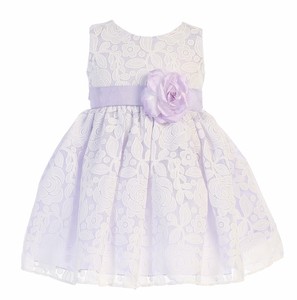 girls lilac party dress